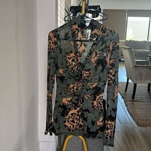 Free People sheer top size medium